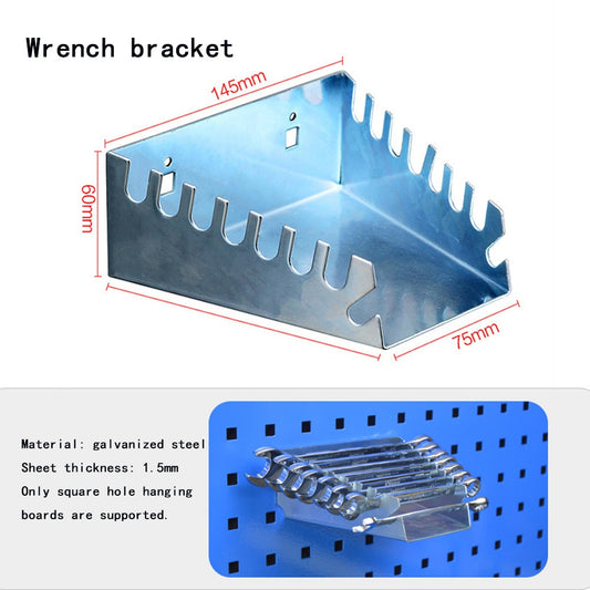 Wrench Organizer Tray Drill Angle Grinder Socket Storage Rack Holder Wall-Mounted Hardware Tool Bracket Hanging Board